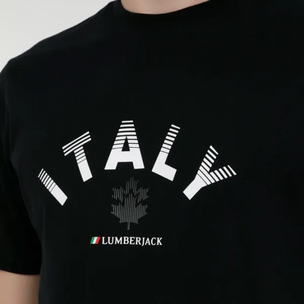 Tricou pentru bărbați Lumberjack ML AUSTIN 11SD1044 3PR Bumbac/ Black photo 7