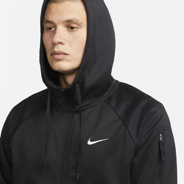 Hanorac pentru bărbați Nike Therma-Fit Drept/ Black photo 5