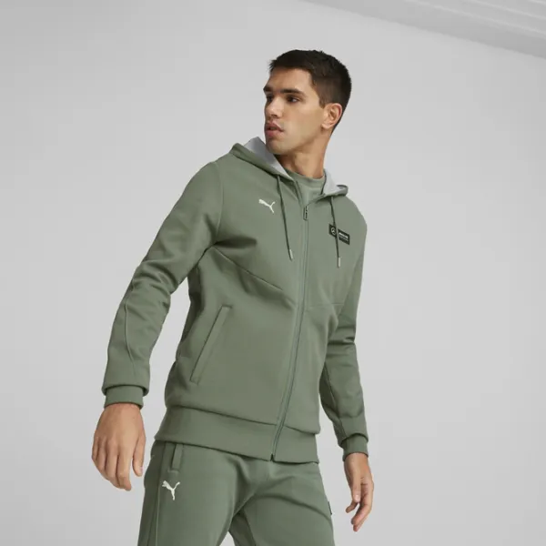 Толстовка для мужчин Puma Mapf1 Hooded Sweat Jacket Прямой/ Хаки photo 3