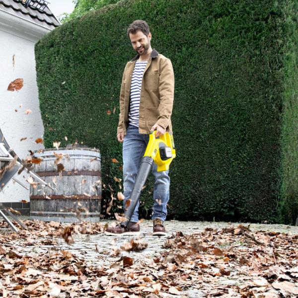 Воздуходувка KARCHER LBL 2 Battery + Kit 1.445-100.01 аккумуляторный/ Желтый photo 4