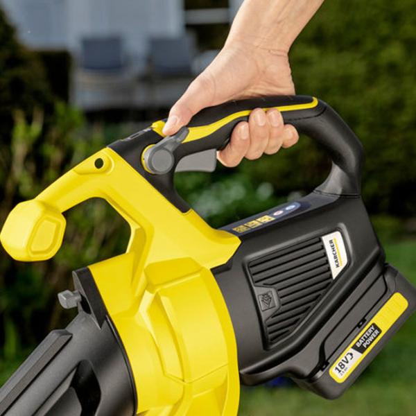 Suflantă de frunze KARCHER BLV 18-200 Battery + Kit 1.444-100.01 cu acumulator/ Yellow photo 4