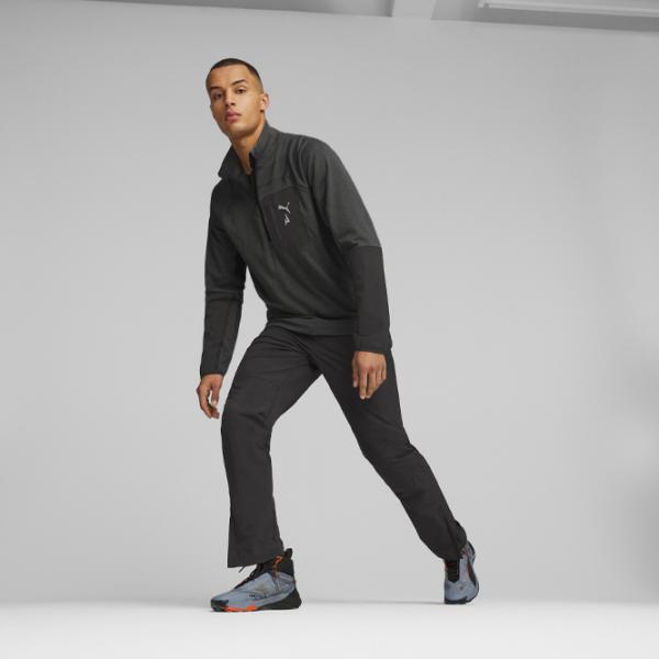 Hanorac pentru bărbați Puma M Seasons Polypropylene Raincell 1|2 Zip Drept/ Black photo 5