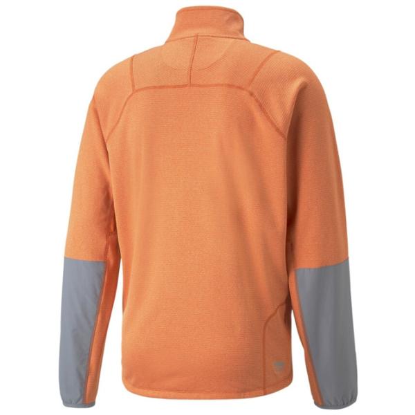 Толстовка для мужчин Puma M Seasons Polypropylene Raincell 1|2 Zip Прямой/ Оранжевый photo 2