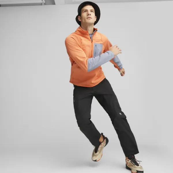 Толстовка для мужчин Puma M Seasons Polypropylene Raincell 1|2 Zip Прямой/ Оранжевый photo 5