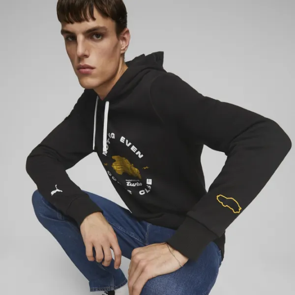 Hanorac pentru bărbați Puma Porsche Legacy Graphic Drept/ Black photo 3