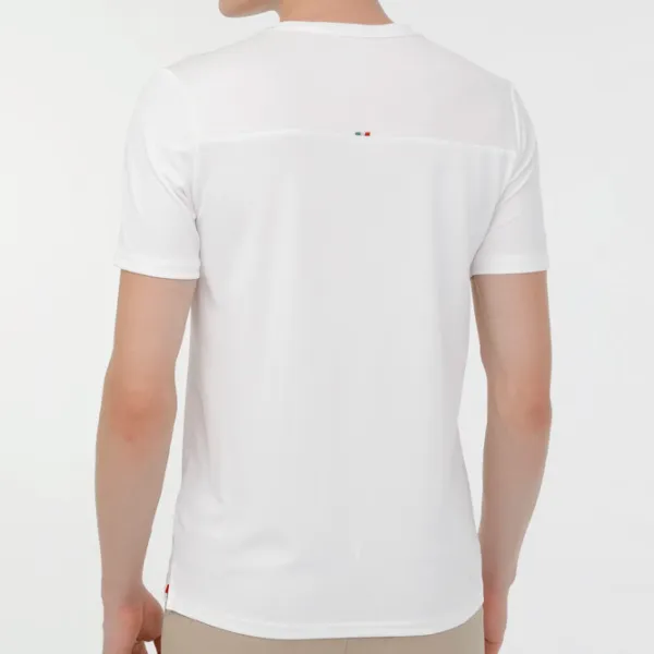 Tricou pentru bărbați Lumberjack 3W ML RENATO 11CT735 3PR Polyester/ White photo 3