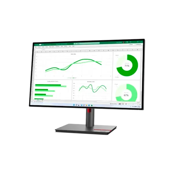 Монитор Lenovo ThinkVision P27q-30 27" 2K 60 Гц / 4 мс / Черный photo 4