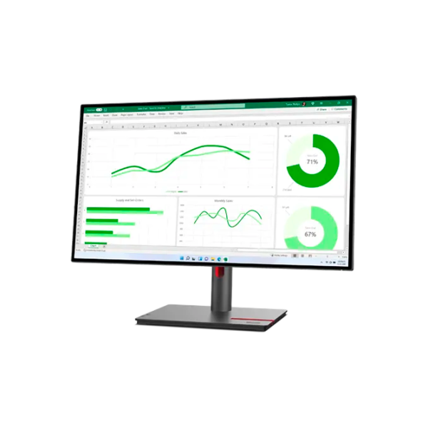 Монитор Lenovo ThinkVision P27q-30 27" 2K 60 Гц / 4 мс / Черный photo 4