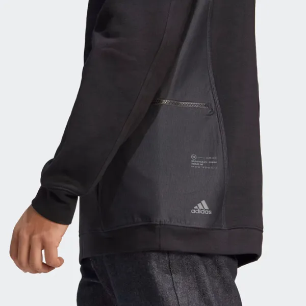 Hanorac pentru bărbați Adidas M Ce Swt Drept/ Black photo 3