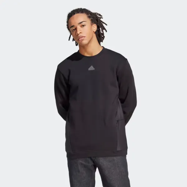 Толстовка для мужчин Adidas M Ce Swt Прямой/ Черный photo 4