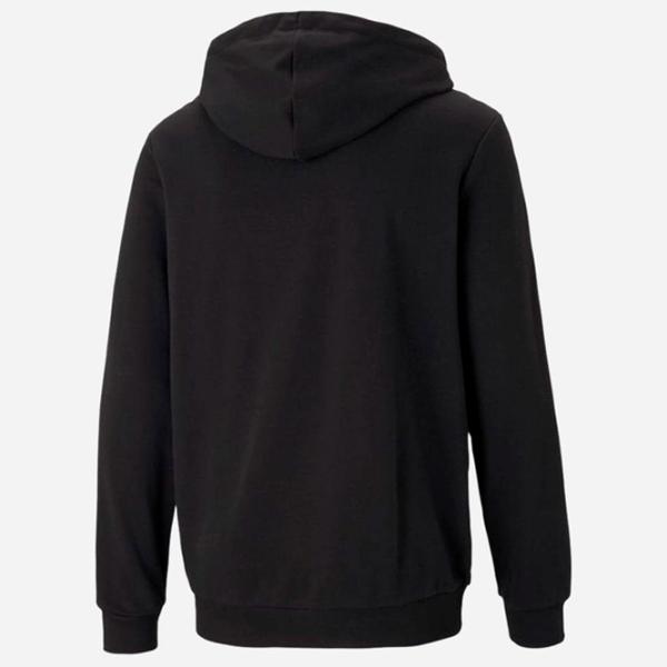 Hanorac pentru bărbați Puma Ess Small Logo Fz Hoodie Fl Drept/ Black photo 2 Hanorac pentru bărbați Puma Ess Small Logo Fz Hoodie Fl Drept/ Black photo 2
