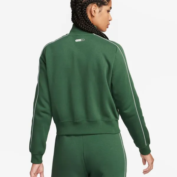 Hanorac pentru femei Nike W Nsw Flc Tt Sw Primăvară - vară/ Green photo 2