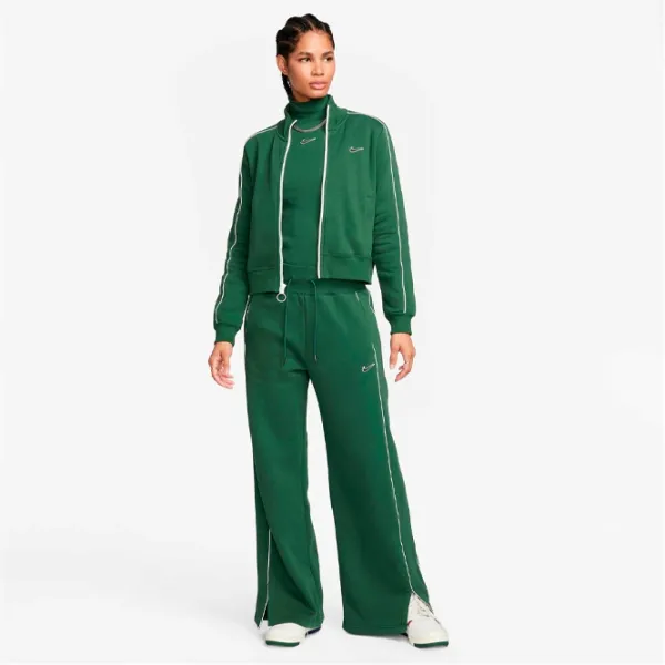 Hanorac pentru femei Nike W Nsw Flc Tt Sw Primăvară - vară/ Green photo 8