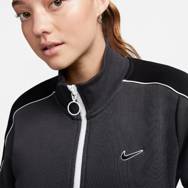 Толстовка для женщин Nike W Nsw Flc Tt Sw Весна - лето/ Черный photo 4