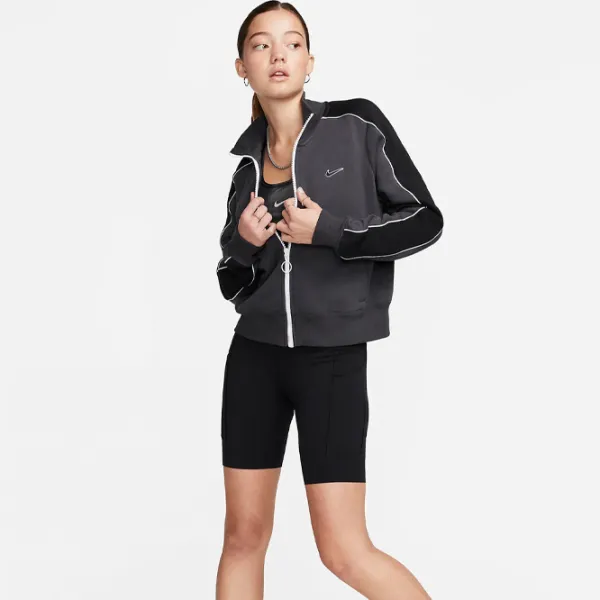 Толстовка для женщин Nike W Nsw Flc Tt Sw Весна - лето/ Черный photo 8