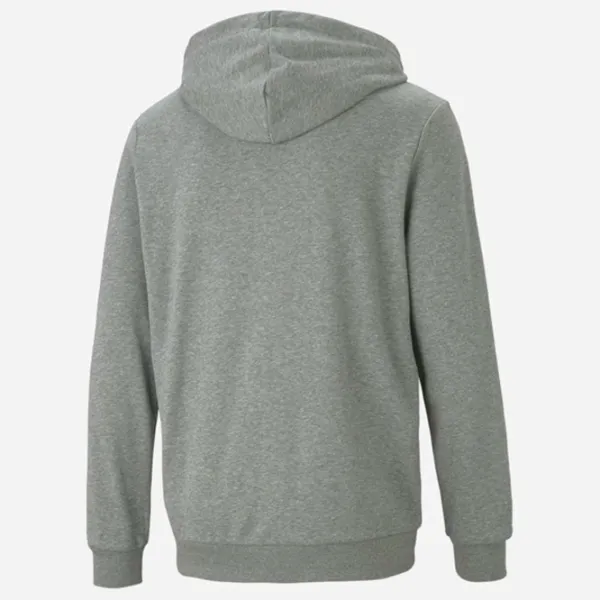 Hanorac pentru bărbați Puma Ess Small Logo Fz Hoodie Fl Drept/ Gray photo 2