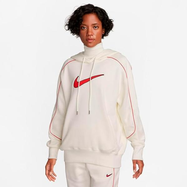 Hanorac pentru femei Nike Sportswear Oversized Fleece Pullover Beige photo 2 Hanorac pentru femei Nike Sportswear Oversized Fleece Pullover Beige photo 2