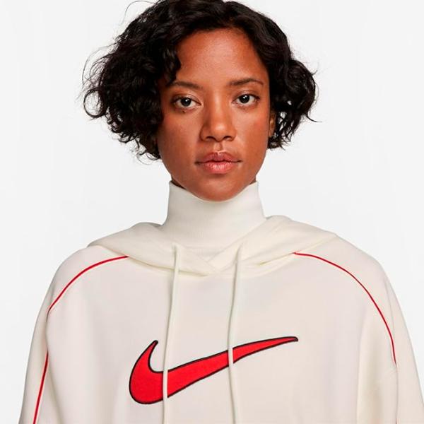 Hanorac pentru femei Nike Sportswear Oversized Fleece Pullover Beige photo 4 Hanorac pentru femei Nike Sportswear Oversized Fleece Pullover Beige photo 4