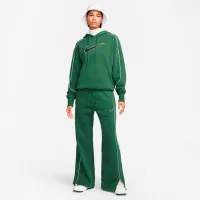 Hanorac pentru femei Nike Sportswear Oversized Fleece Pullover Green photo 8