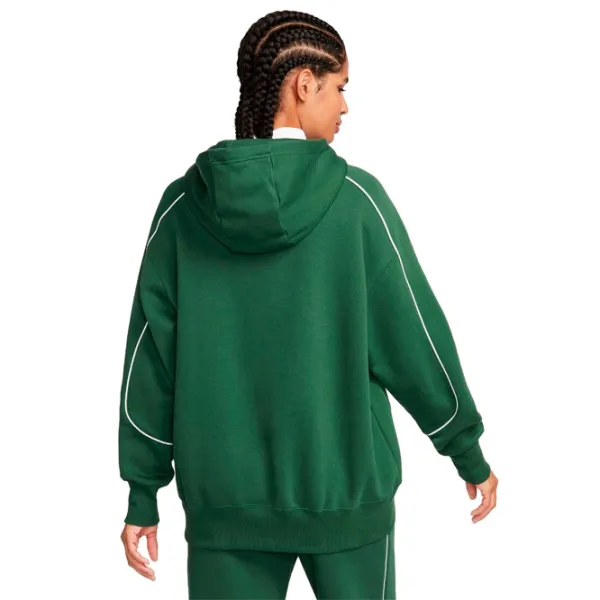 Толстовка для женщин Nike Sportswear Oversized Fleece Pullover Зелёный photo 2