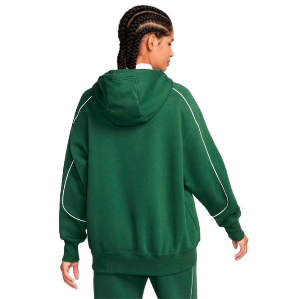 Толстовка для женщин Nike Sportswear Oversized Fleece Pullover Зелёный photo 2