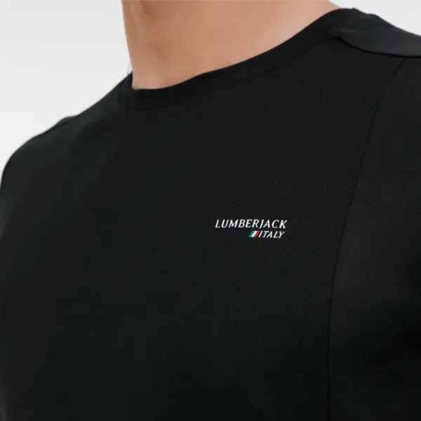 Футболка для мужчин Lumberjack 3W ML RENATO 11CT735 3PR Polyester/ Черный photo 4