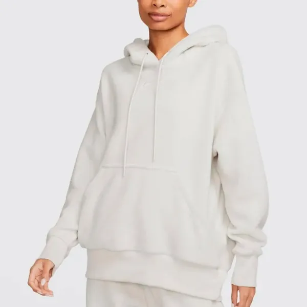 Hanorac pentru femei Nike Sportswear Plush Oversized Pullover White photo 2