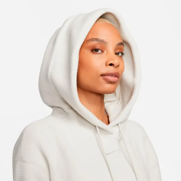 Hanorac pentru femei Nike Sportswear Plush Oversized Pullover White photo 5