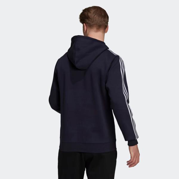 Hanorac pentru bărbați Adidas Box Logo 3S Fleece Drept/ Dark Blue photo 3