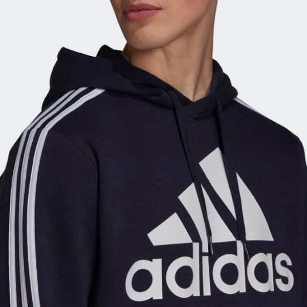 Толстовка для мужчин Adidas Box Logo 3S Fleece Прямой/ Тёмно синий photo 5