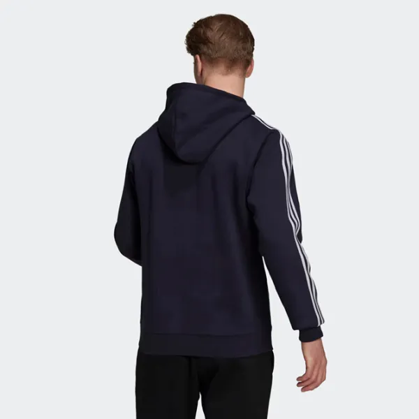 Hanorac pentru bărbați Adidas Box Logo 3S Fleece Drept/ Dark Blue photo 3