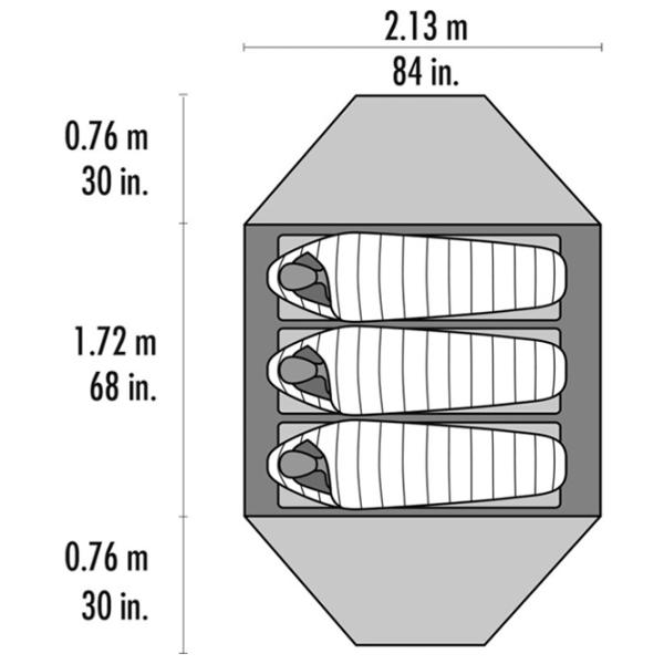 Палатка MSR Elixir 3 Красный Зелёный photo 4