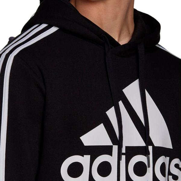 Толстовка для мужчин Adidas Box Logo 3S Fleece Прямой/ Черный photo 3