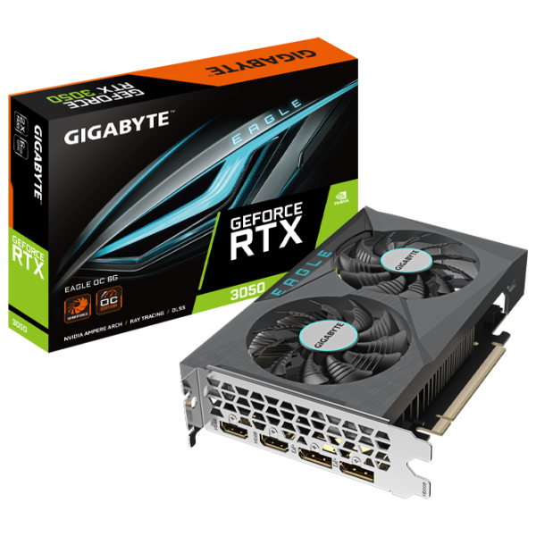 Placă video Gigabyte GeForce RTX 3050 Eagle OC PCI Express x8 4.0 / 6 GB photo 5 Placă video Gigabyte GeForce RTX 3050 Eagle OC PCI Express x8 4.0 / 6 GB photo 5
