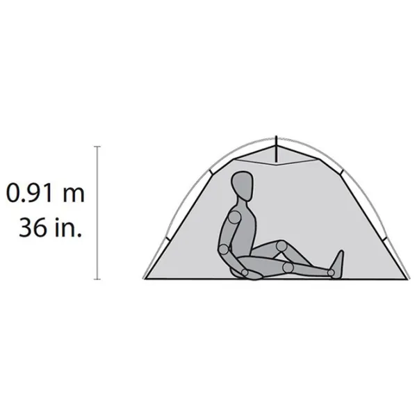 Палатка MSR Hubba NX Tent V6 Красный Зелёный photo 6