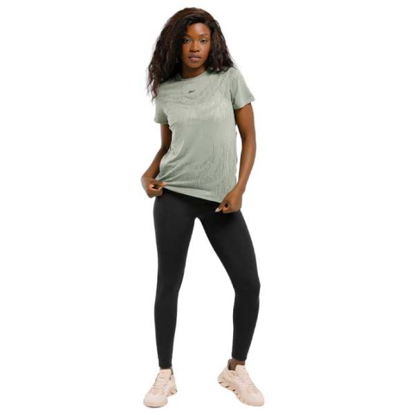 Футболка для женщин Reebok Burnout Tee Полиэстер/ Зелёный photo 2