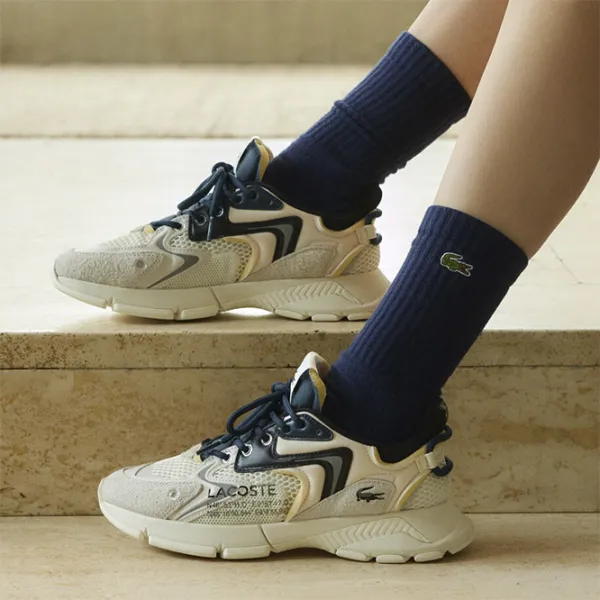 Adidași pentru femei Lacoste Lacoste L003 Neo Textile Vară/ Beige photo 7