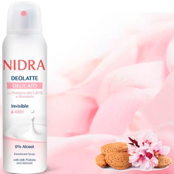 Deodorant Nidra Milk Proteins & Almond Pentru ea photo 2 Deodorant Nidra Milk Proteins & Almond Pentru ea photo 2