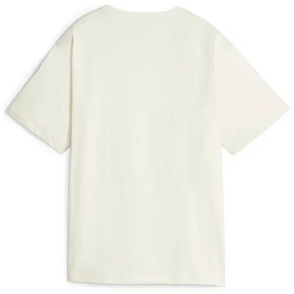 Tricou pentru femei Puma Ess+ Minimal Gold Tee Alpine Snow Bumbac/ Beige photo 2