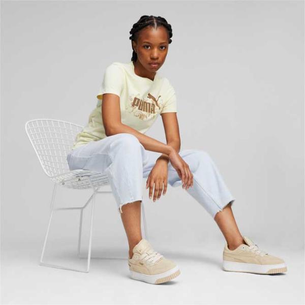 Футболка для женщин Puma Ess+ Floral Vibes Graphic Tee Хлопок/ Бежевый photo 5