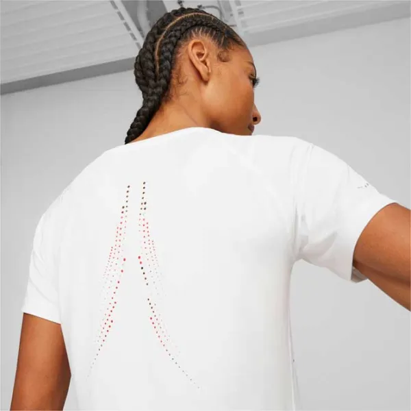 Футболка для женщин Puma Cloudspun Ss Tee W 6 % эластан/ Белый photo 4