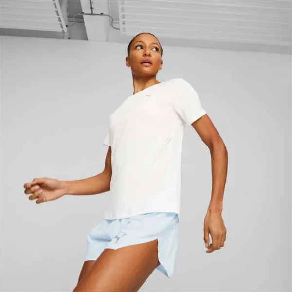 Tricou pentru femei Puma Cloudspun Ss Tee W 6% elastan/ White photo 3