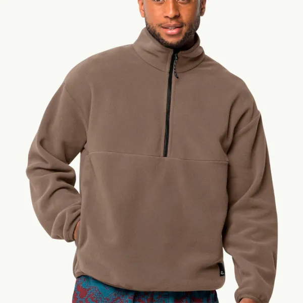 Толстовка для мужчин Jack Wolfskin Bockenheim Fleece Прямой/ Коричневый photo 2