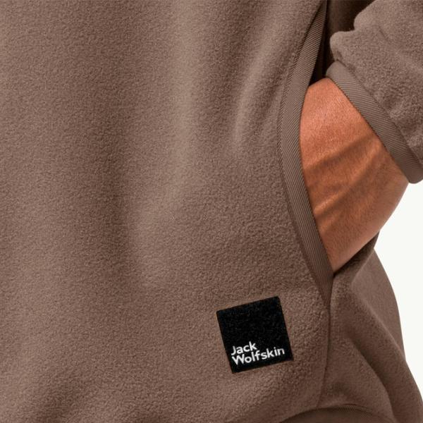Толстовка для мужчин Jack Wolfskin Bockenheim Fleece Прямой/ Коричневый photo 4