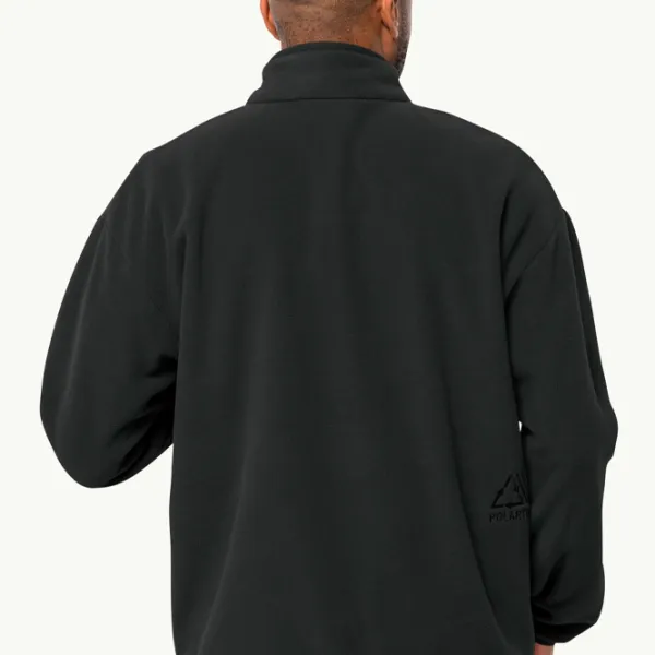Hanorac pentru bărbați Jack Wolfskin Bockenheim Fleece Drept/ Black photo 3