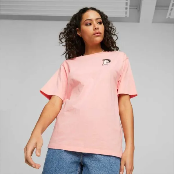 Tricou pentru femei Puma Squad Tee Bumbac/ Pink photo 3