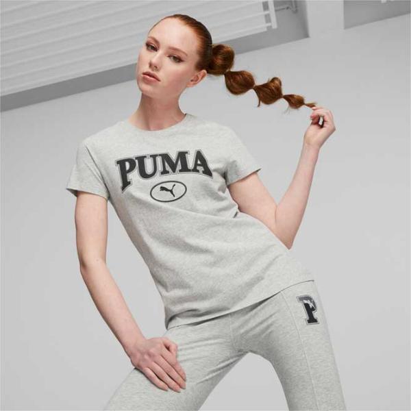 Футболка для женщин Puma Squad Graphic Tee 20% полиэстер/ Серый photo 3