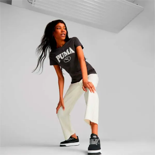 Футболка для женщин Puma Squad Graphic Tee 20% полиэстер/ Черный photo 4