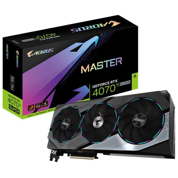 Placă video Gigabyte GeForce RTX 4070 Ti SUPER MASTER PCI Express x16 4.0 / 16 GB photo 6 Placă video Gigabyte GeForce RTX 4070 Ti SUPER MASTER PCI Express x16 4.0 / 16 GB photo 6