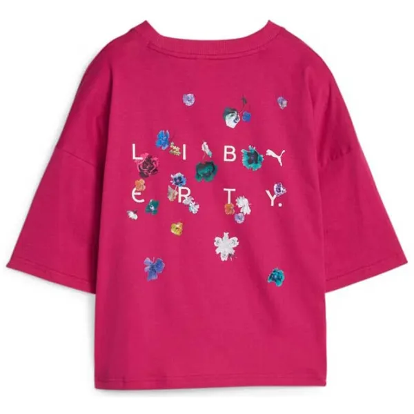 Футболка для женщин Puma X Liberty Graphic Tee Хлопок/ Розовый photo 2